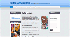 Desktop Screenshot of guitarlessonscork.com